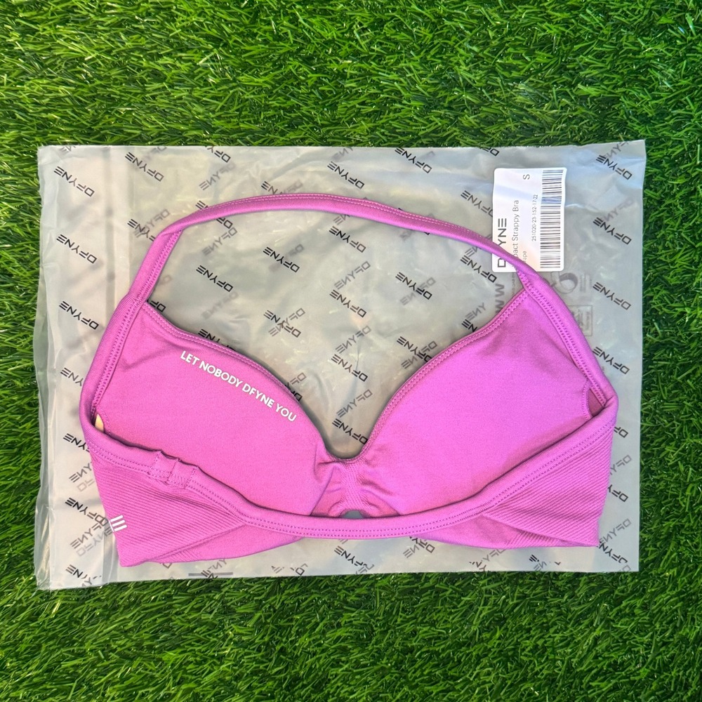 Dfyne impact strappy bra grape small - Picture 2 of 4